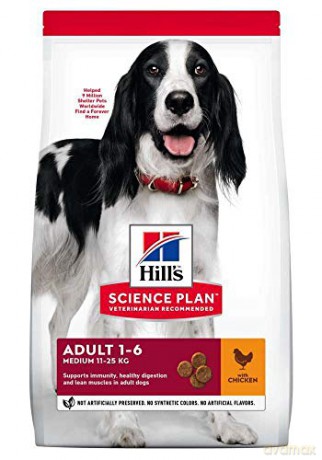Hills - Dogfood SP Canine Adult Medium Chicken 12kg (H604275)