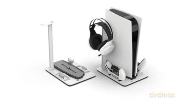iMP Tech - DLX+LED Multi Function Charge and Cool Stand - Grey