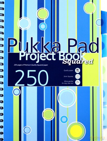Kołozeszyt A4 Project Book Squared Niebieski [SZKOŁA]