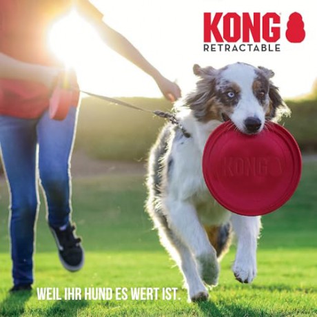 Kong - Retractable Leash Terrain - Black - XS