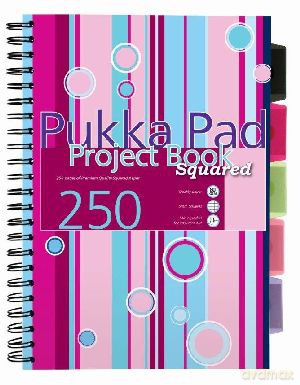 Kołozeszyt A4 Project Book Squared Róż [SZKOŁA]