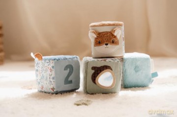 Little Dutch - Set of soft cubes Forest Friends (LD8916)