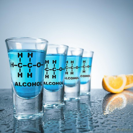 Mad Monkey - Alcohol shot glasses (set of 4) - 5 cl per glass