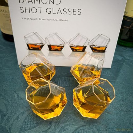 Mad Monkey - Diamond Shot Glasses - Set of 4