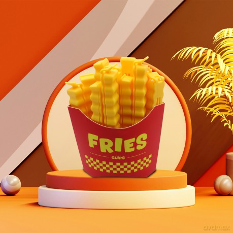Mad Monkey - Shutter Clips French Fries