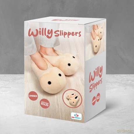 Mad Monkey - Willy Slippers - One Size Fits Most, up to size 44