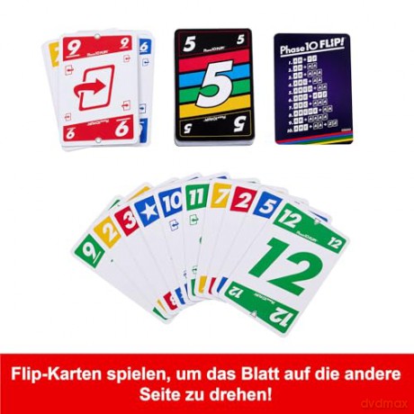 Mattel Games - Phase 10 Flip - (967-2450) [KARTY]