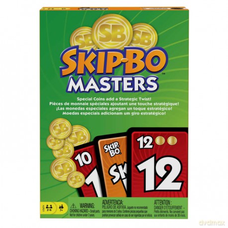 Mattel Games - Skip-Bo Masters (HJR21) [KARTY]