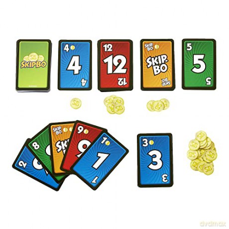 Mattel Games - Skip-Bo Masters (HJR21) [KARTY]