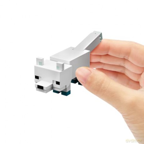 Minecraft - Biome Builds - 8cm Arctic Fox (HTN13) [FIGURKA]