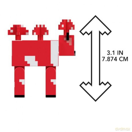 Minecraft - Biome Builds - 8cm Mooshroom (HTL83) [FIGURKA]