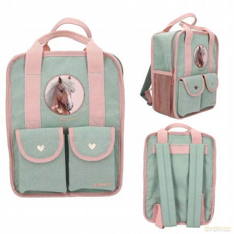 Miss Melody - Backpack ROMANTIC FIELDS - Sage Green