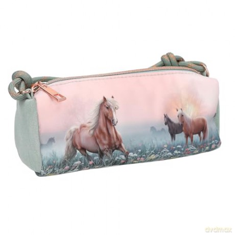 Miss Melody - Pencil Tube ROMANTIC FIELDS - Glittery Sage Green and Rose Hues