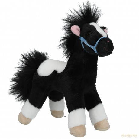 Miss Melody - Plush Horse Black White 18cm - (0413479)
