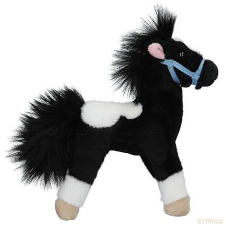 Miss Melody - Plush Horse Black White 18cm - (0413479)