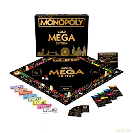 Monopoly - Mega Gold (EN) (WIN0734) [GRA PLANSZOWA]