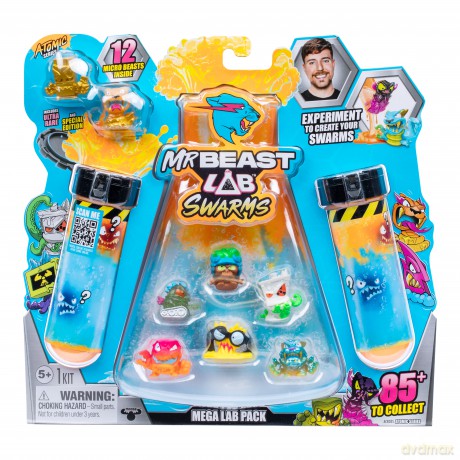 MR. BEAST LAB - MrBeast Lab Swarms Mega Lab 12 pack Series 2 - (20389) [FIGURKA]