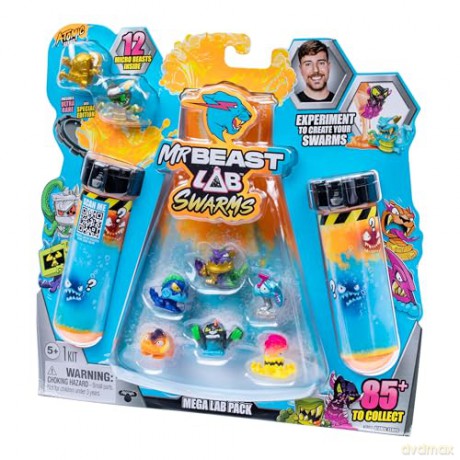 MR. BEAST LAB - MrBeast Lab Swarms Mega Lab 12 pack. Series 2 - (20389) [FIGURKA]