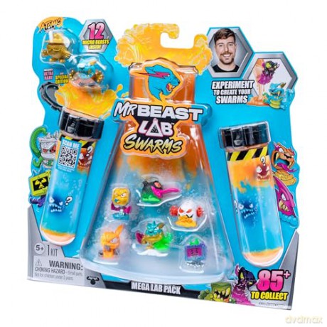 MR. BEAST LAB - Swarms Mega Lab 12 pack. Series 2 - (20389) [FIGURKA]