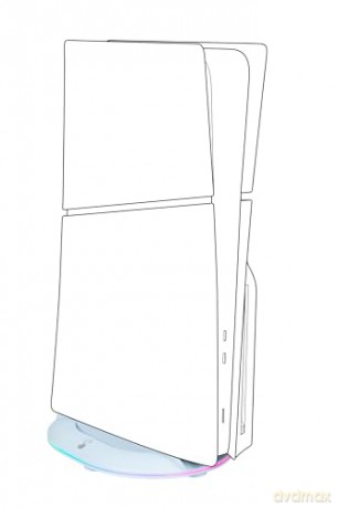 Nacon Vertical Hub Station RGB White PS5 Slim