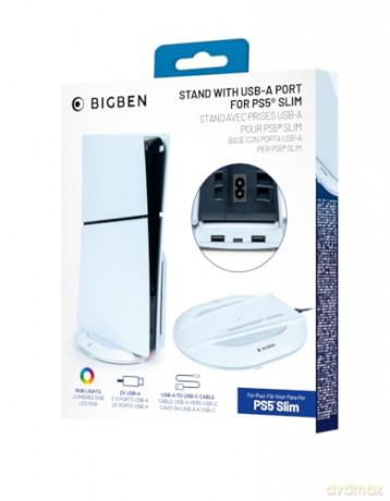 Nacon Vertical Hub Station RGB White PS5 Slim