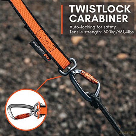 Non-Stop - Line Bungee - Black/Orange - 2.8 meters