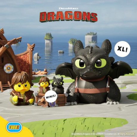 Numskull Httyd Tubbz Mini Toothless [FIGURKA]