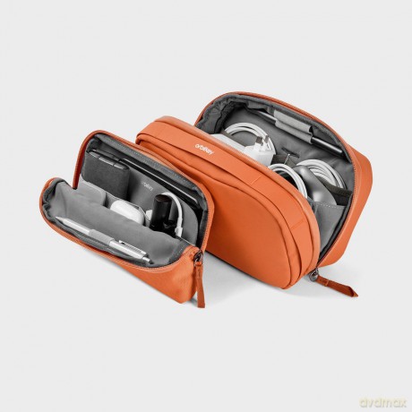 Organizer Orbitkey - 2-in-1 Tech Pouch - Terracotta
