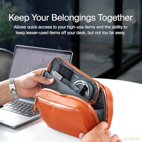 Organizer Orbitkey - 2-in-1 Tech Pouch - Terracotta