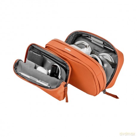 Organizer Orbitkey - 2-in-1 Tech Pouch - Terracotta