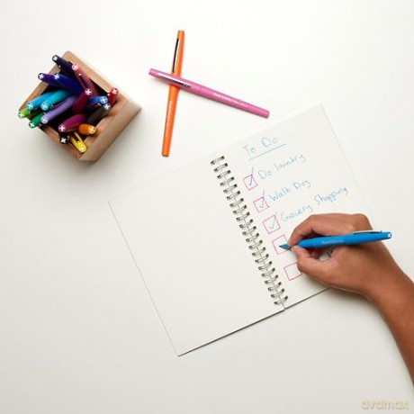 Paper Mate - Flair Felt Tip Pens - Assorted Candy POP Colours - 12 Count