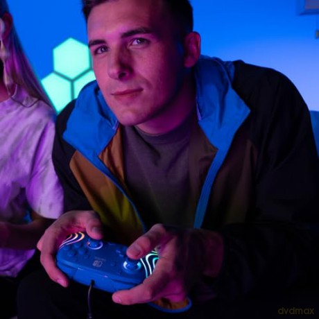 PDP Afterglow Wave Wired Controller Blue Switch