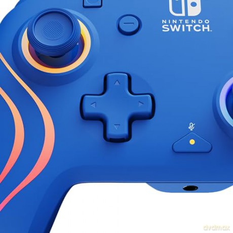 PDP Afterglow Wave Wired Controller Blue Switch