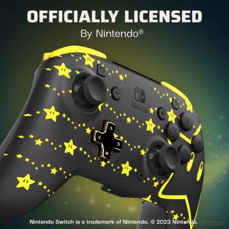 PDP Rematch Wireless Controller Glow Mario Stars Switch