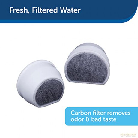 Petsafe - Replacement Charcoal Filter for Seaside Fontaine - 4 pack - 5 x 5 x 1 inches