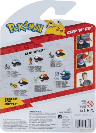 Pokemon - Clip N Go - Aron With Heavy Ball (PKW4147) [FIGURKA]