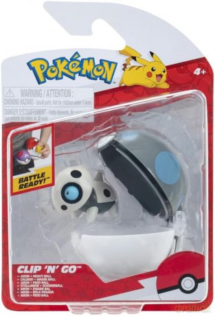 Pokemon - Clip N Go - Aron With Heavy Ball (PKW4147) [FIGURKA]