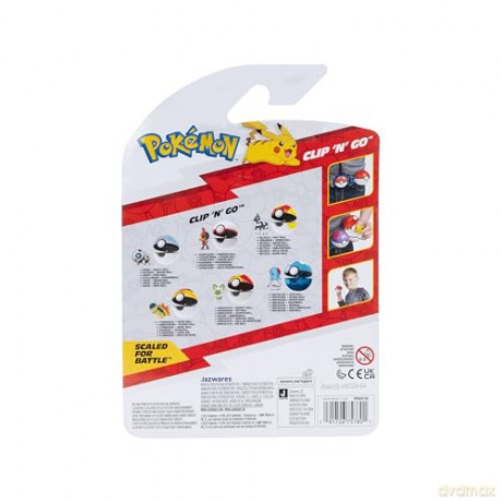 Pokemon - Clip N Go - Cyndaquil with Level Ball (PKW4150) [FIGURKA]