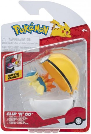 Pokemon - Clip N Go - Cyndaquil with Level Ball (PKW4150) [FIGURKA]