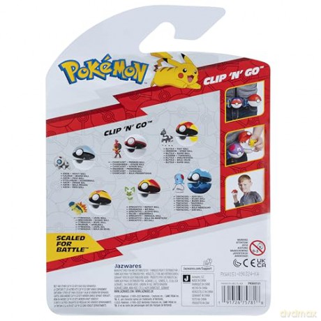 Pokemon - Clip N Go - Sprigatito with Repeat Ball (PKW4151) [FIGURKA]