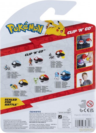 Pokemon - Clip N Go - Sprigatito with Repeat Ball (PKW4151) [FIGURKA]