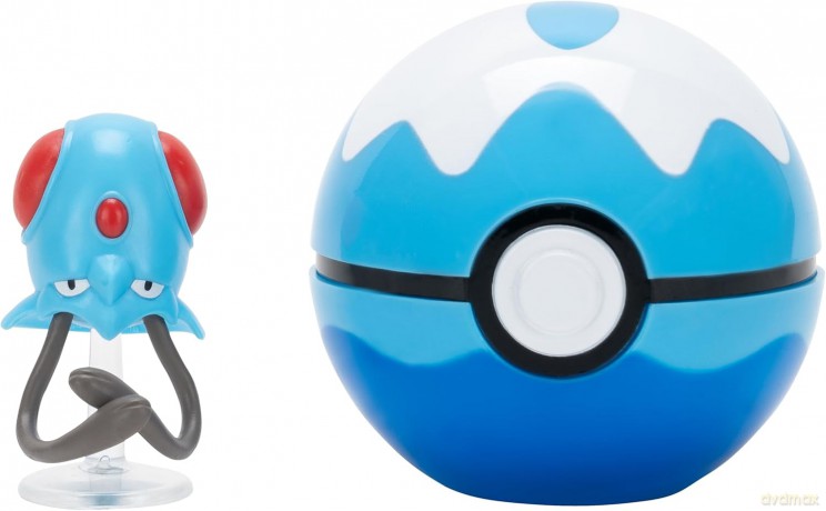 Pokemon - Clip N Go - Tentacool With Dive Ball (PKW4152) [FIGURKA]