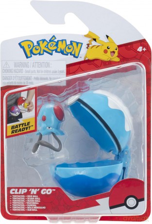 Pokemon - Clip N Go - Tentacool With Dive Ball (PKW4152) [FIGURKA]
