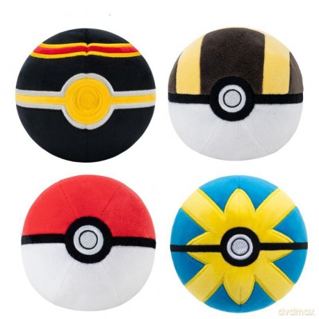 Pokemon - Plush 10 cm Pokeball Assorted - (PKW3554-3)