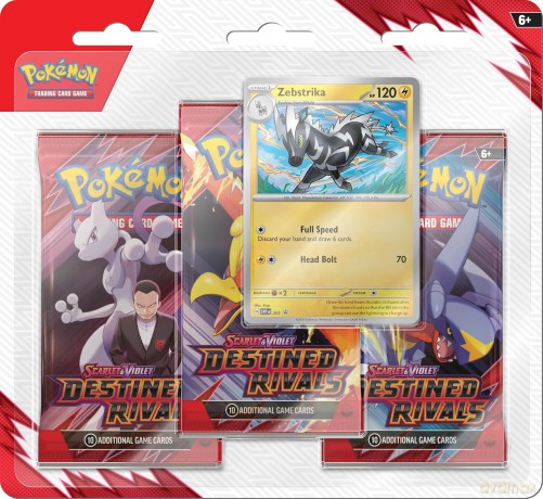 Pokemon - SV10 Destined Rivals - 3P Blister (POK10633) [KARTY]