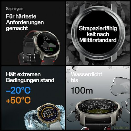 Polar - Grit X Pro Titan Smartwatch