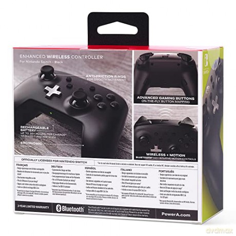 PowerA Enhanced Wireless Controller For Nintendo Switch - Black