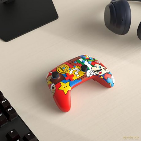 PowerA Enhanced Wireless Controller for Nintendo Switch - Mario Pop