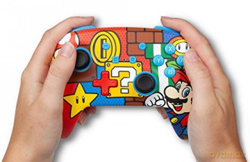 PowerA Enhanced Wireless Controller for Nintendo Switch - Mario Pop