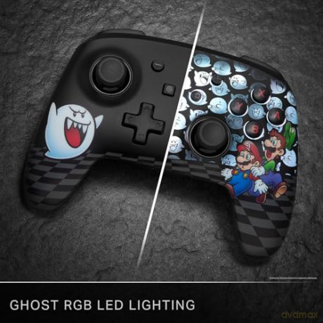 PowerA Enhanced Wireless Controller for Nintendo Switch with Lumectra - Mario Peek-A-Boo
